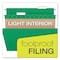 Pendaflex Colored Hanging Folders, Letter Size, 1/5-Cut Tab, Bright Green, 25PK 81610 - alternate 7